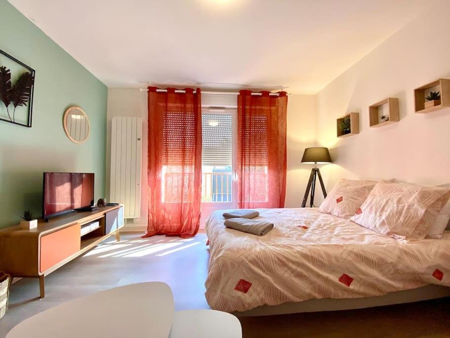 T2 Cosy Proche Hopital + Parking Gratuit Sur Place Осер Экстерьер фото